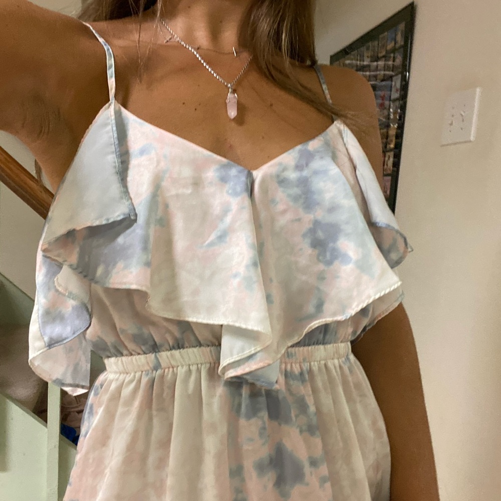 Silk mini dress
